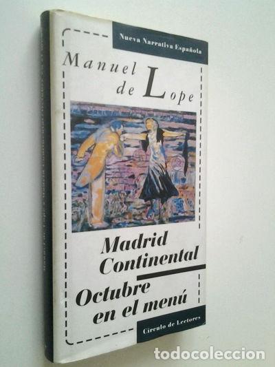 Libros: Madrid Continental ; Octubre en el menu- 9788422641810