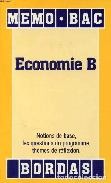 Libros: &Eacute;conomie B- 9782040190361 - Foto 1