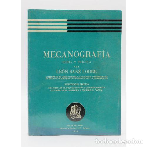 Livres: TRATADO de MECANOGRAFIA 1034340140651 - LEON SANZ LODRE - Sin Especificar