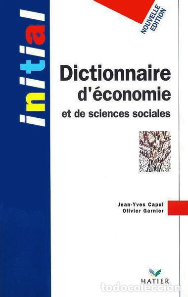 Libros: Dictionnaire d'&eacute;conomie et de sciences sociales- 9782218059360