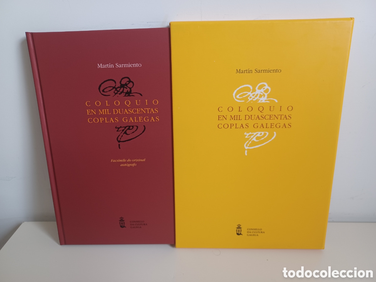 Libros: Coloquio en mil duascentas coplas galegas/ Mart&iacute;n Sarmiento/ Facs&iacute;mil con estuche/ CGG, 2002