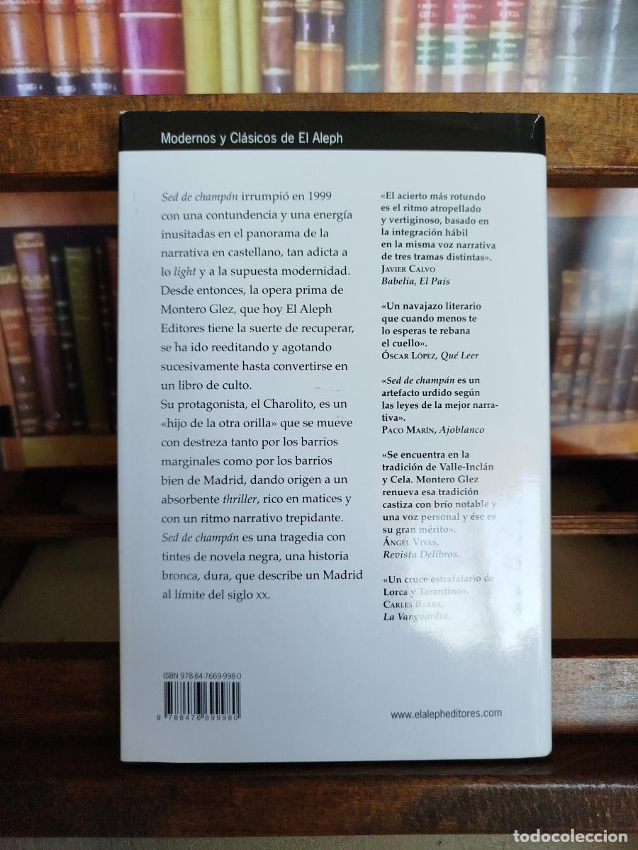 Libros: Sed de champ&aacute;n - Montero Gonz&aacute;lez, Roberto - Foto 2