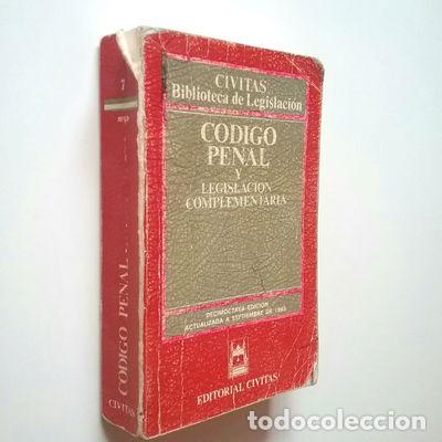 Libros: C&oacute;digo Penal y Legislaci&oacute;n Complementaria- 9788447002085