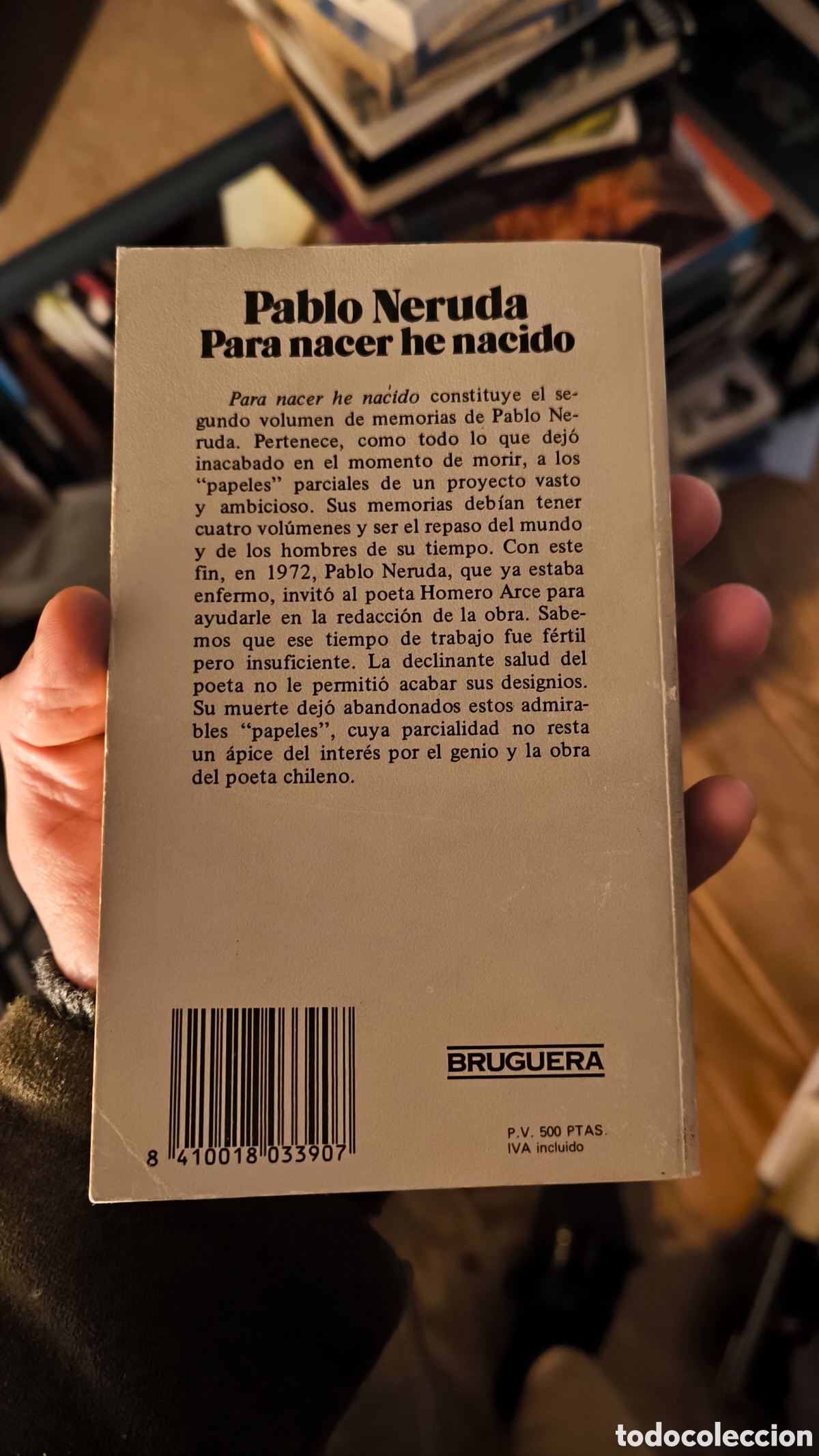 Libros: PARA NACER HE NACIDO - Pablo Neruda - Foto 3