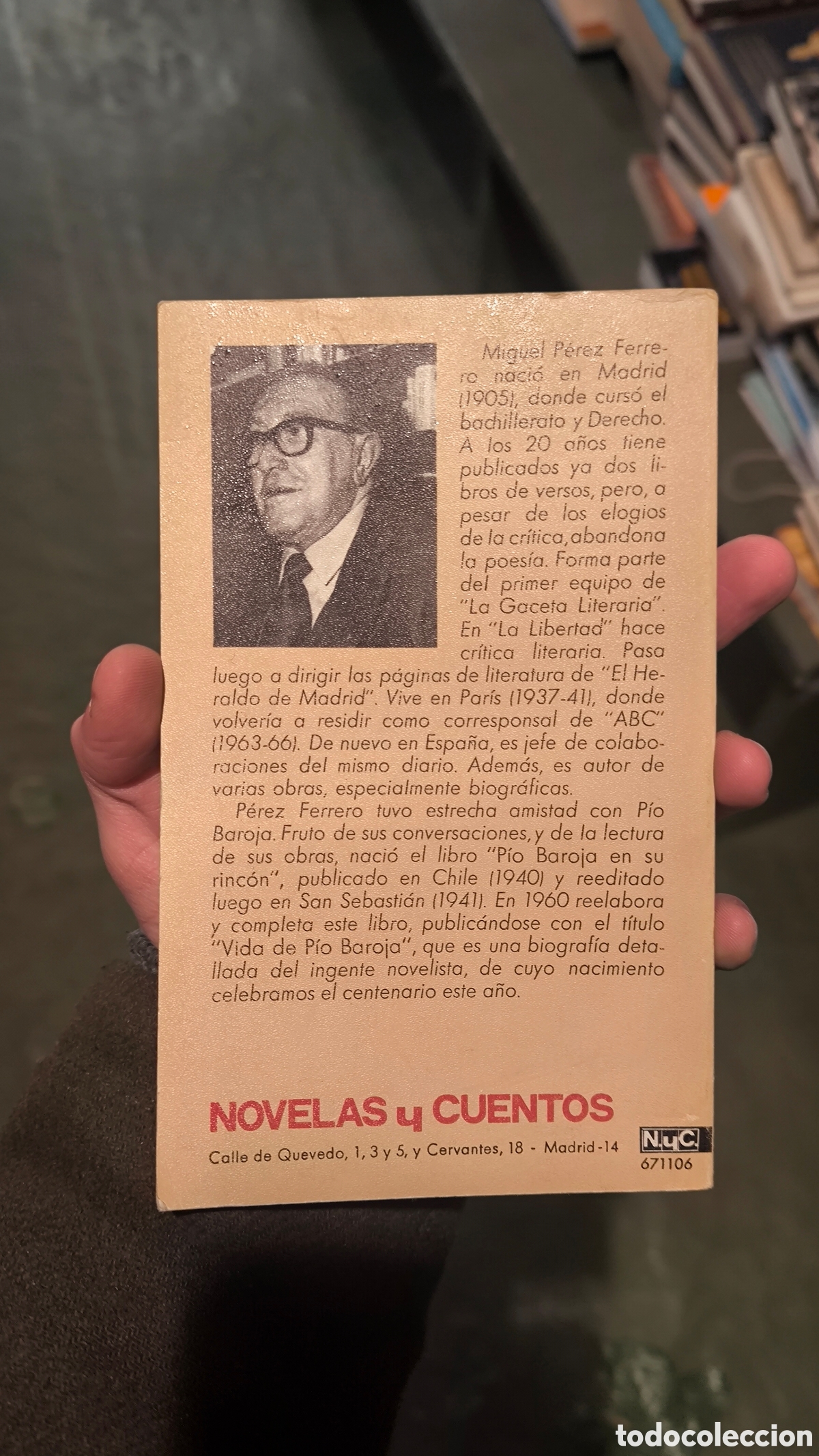Libros: VIDA DE PIO BAROJA - Miguel P&eacute;rez Ferrero - Foto 4