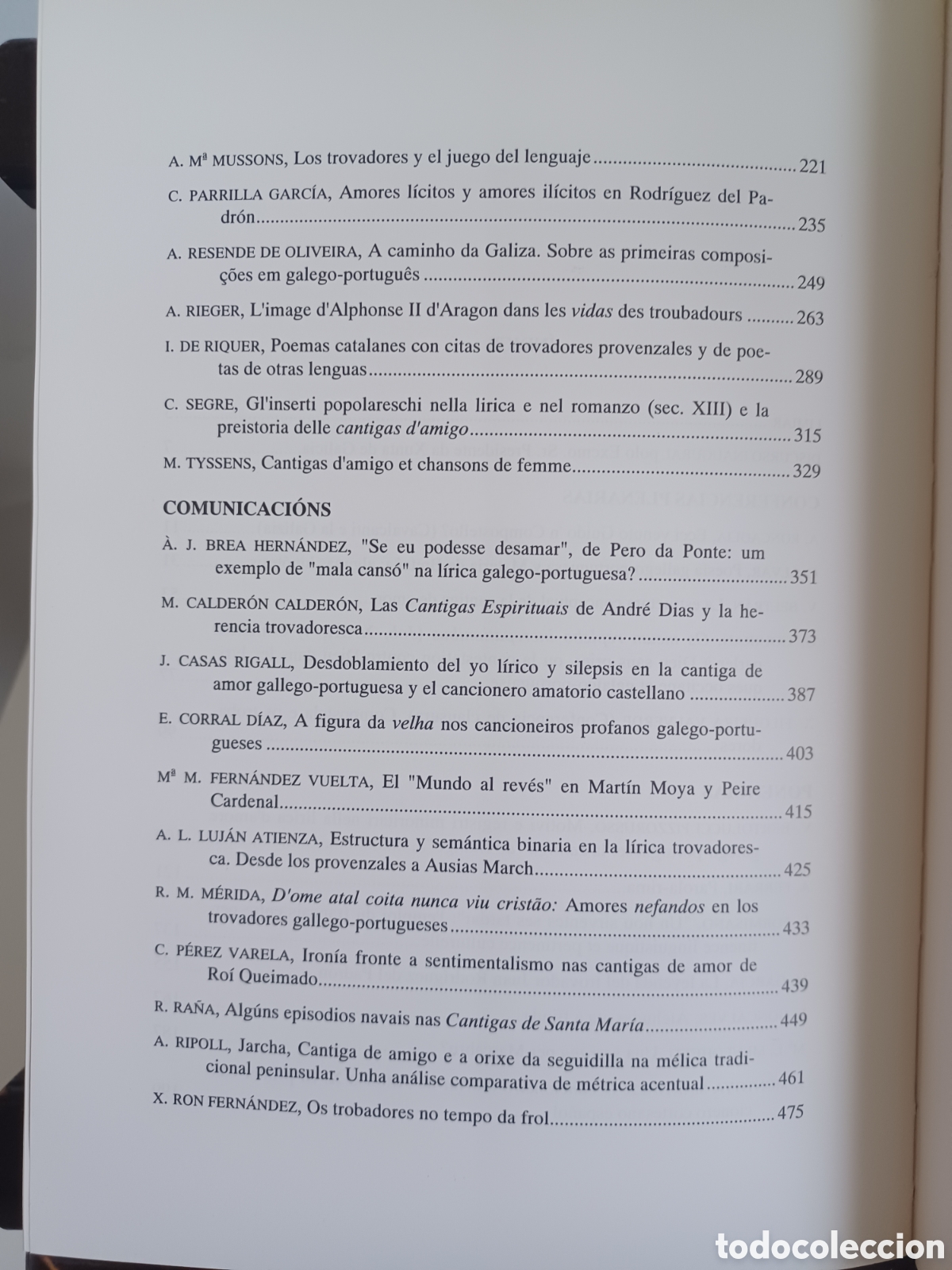 Libros: O cantar dos trobadores. Actas/ Xunta de Galicia, 1993 - Foto 6