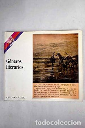 Libros: G&eacute;neros literarios - Abad Nebot, Francisco - Foto 1