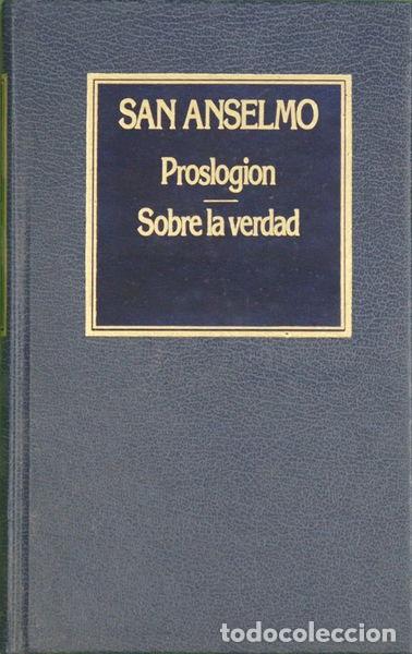 B&uuml;cher: Proslogion/ Sobre la verdad- 9788475306667