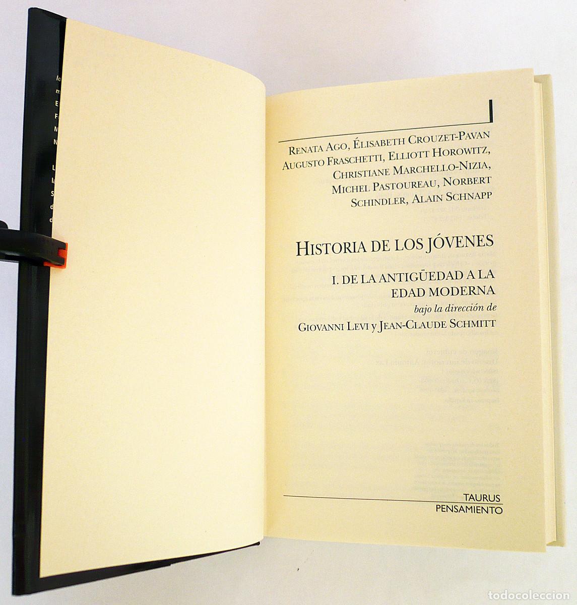 Libros: Historia de los jovenes, I y II - Foto 4