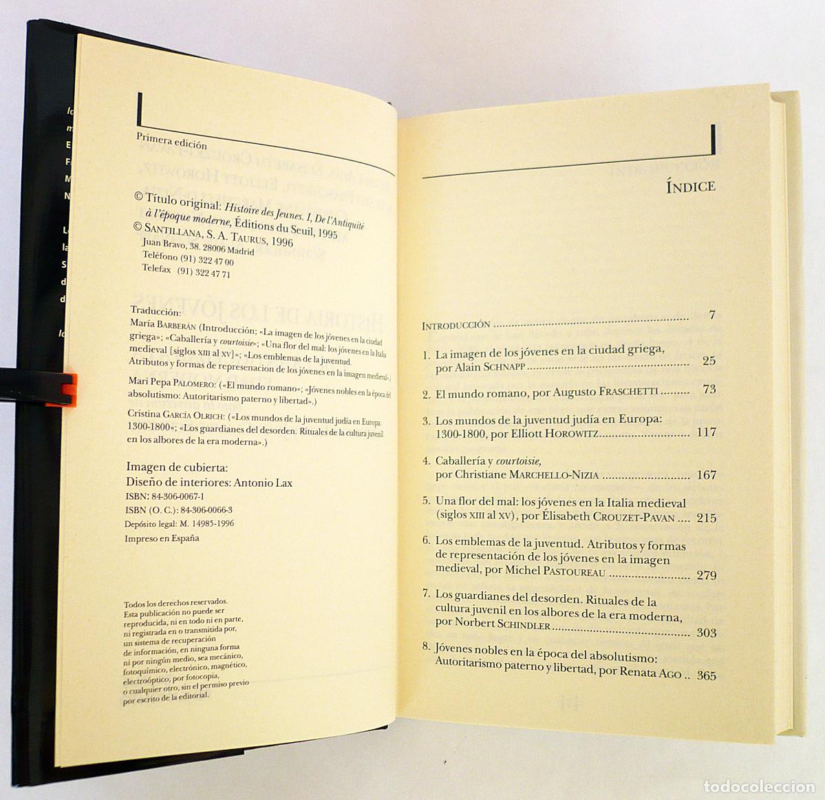 Libros: Historia de los jovenes, I y II - Foto 5