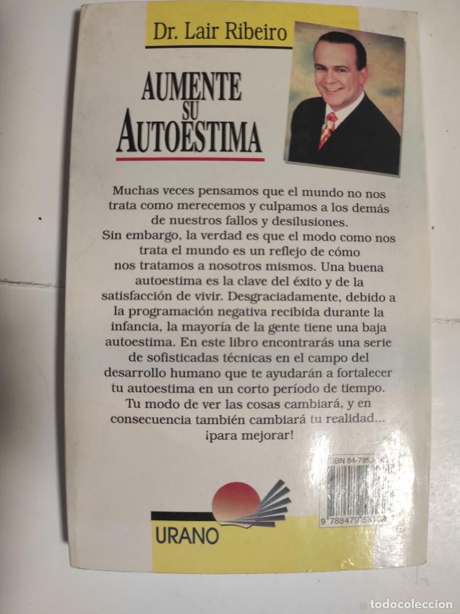 Libros: Aumente su autoestima - Dr Lair Ribeiro, con dedicatoria autor - Foto 2