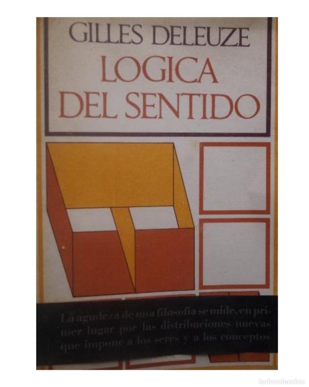 Libros: LOGICA DEL SENTIDO - GILLES DELEUZE. - Foto 1