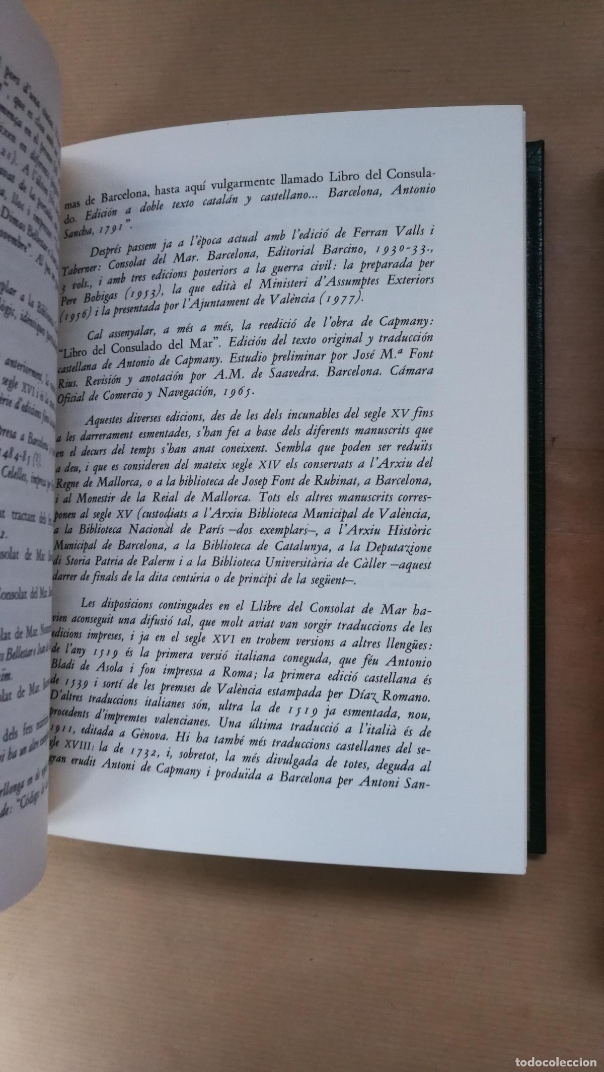 Libros: LLIBRE DEL CONSOLAT DE MAR. Facs&iacute;mil de ledici&oacute; de lany 1523. - Foto 6