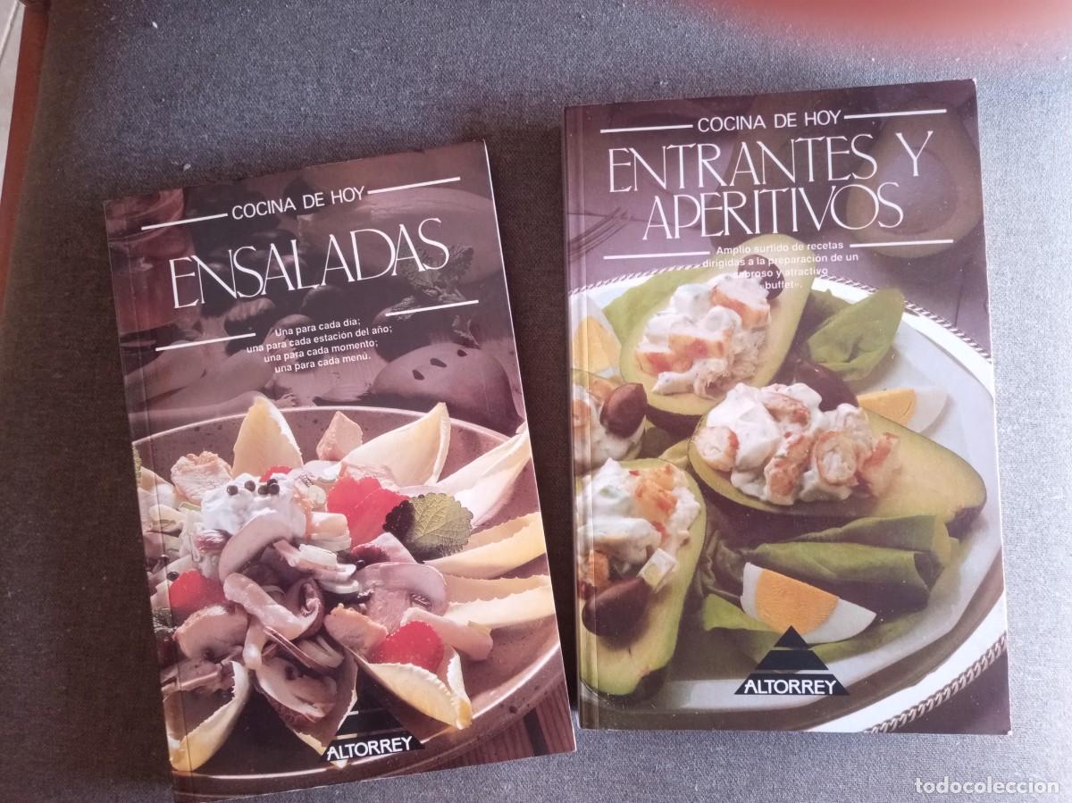 Libros: COCINA DE HOY, Entrantes y aperitivos - Ensaladas (2 ejemplares)