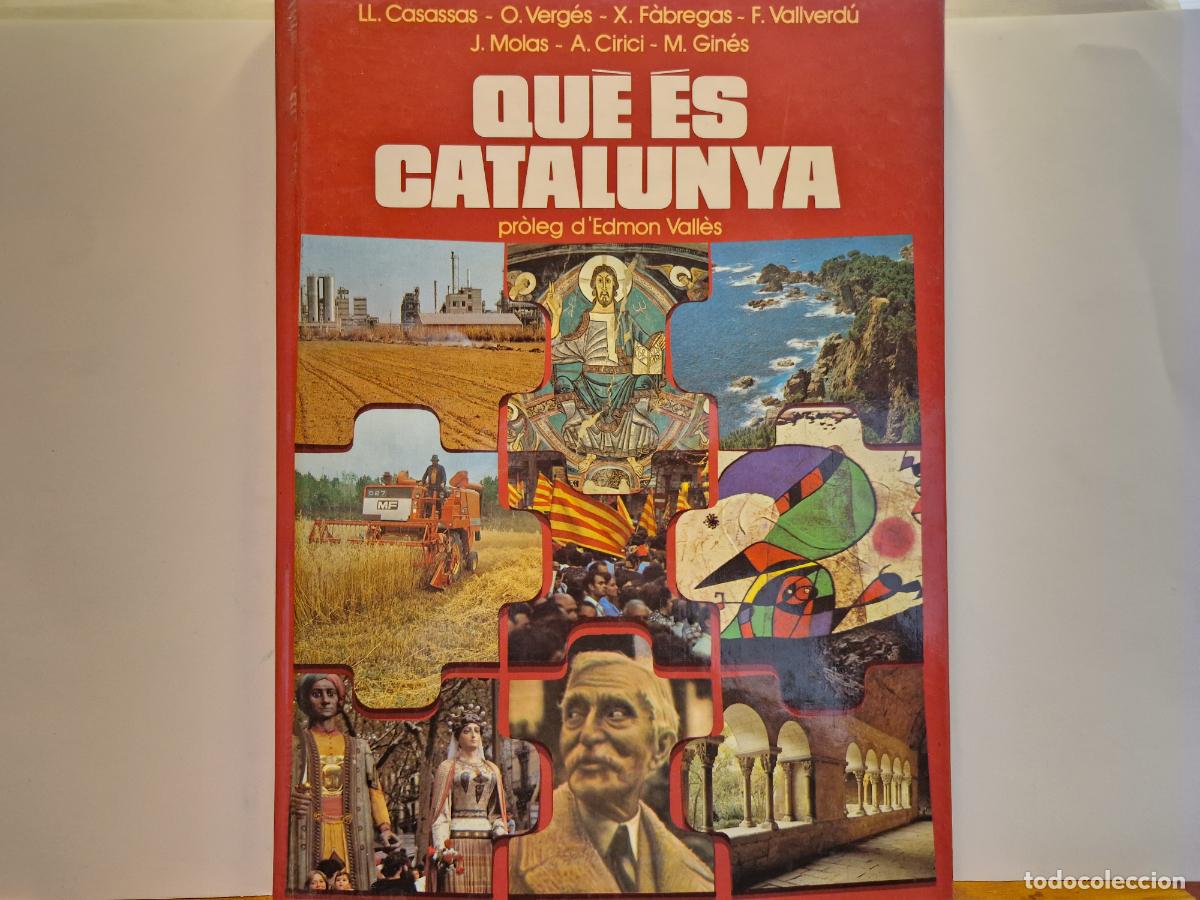 Libros: QUE ES CATALUNYA. PROLEG D EDMON VALLES. - Foto 1