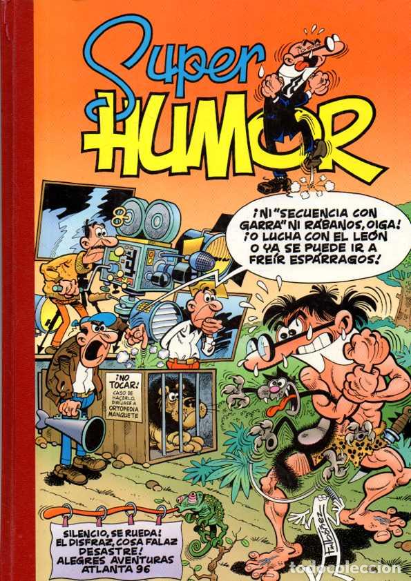 Libros: SUPER HUMOR MORTADELO Y FILEMON. N.27. SILENCIO, SE RUEDA!. EL DISFRAZ, COSA FALAZ. DESASTRE! ALEGRE