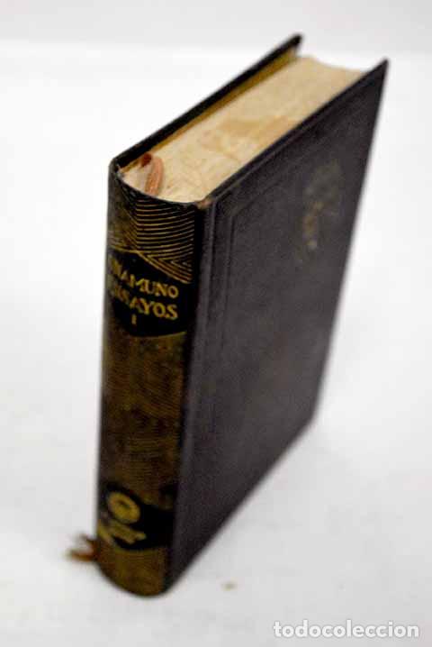 Libros: Ensayos, tomo I: Unamuno, Miguel de.- Unamuno, Miguel de