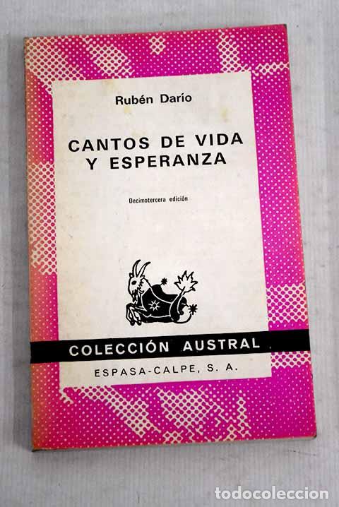 Libros: Cantos de vida y esperanza.- Dar&iacute;o, Rub&eacute;n - Foto 1