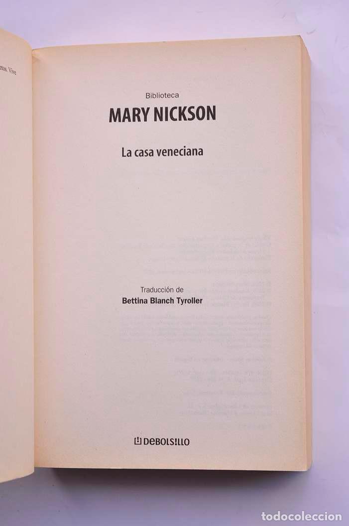 Libros: La casa veneciana - NICKSON, Mary - Foto 2