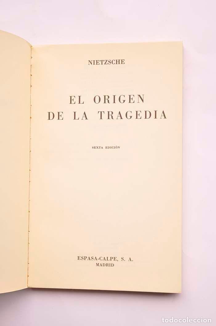 Libros: El origen de la tragedia - NIETZSCHE, Friedrich Wilhelm - Foto 2