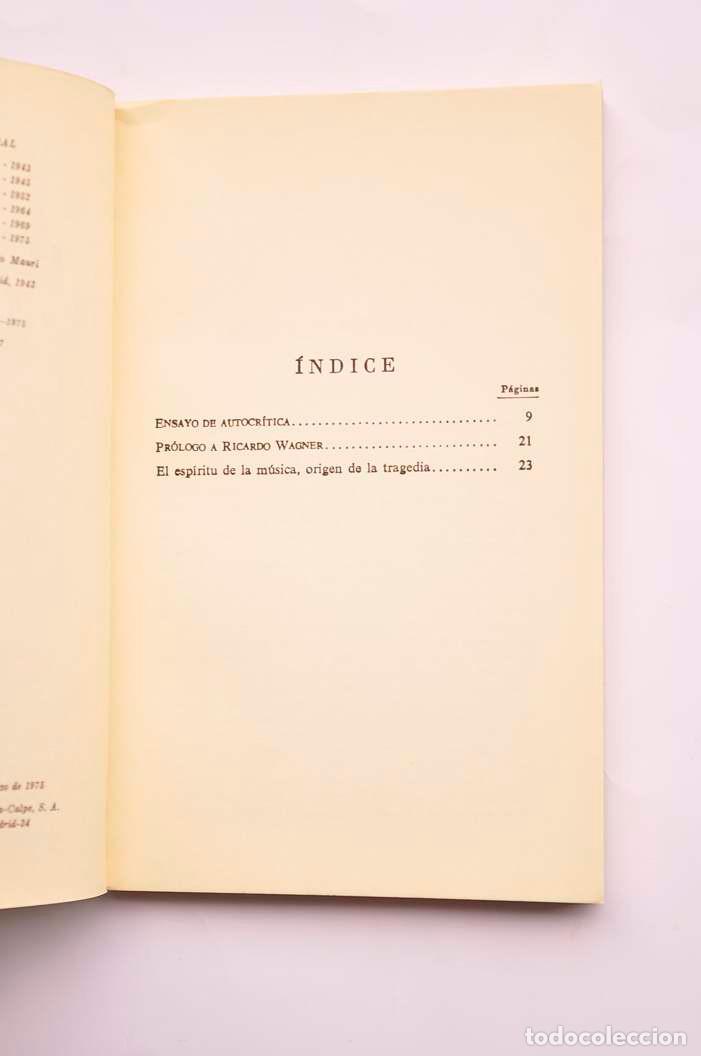 Libros: El origen de la tragedia - NIETZSCHE, Friedrich Wilhelm - Foto 3