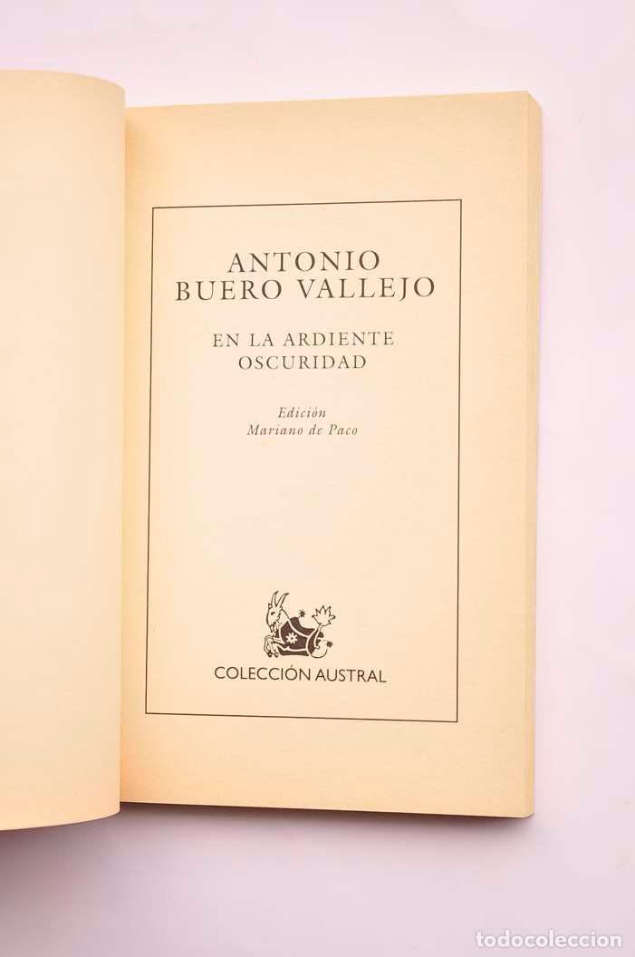 Libros: En la ardiente oscuridad - BUERO VALLEJO, Antonio - Foto 2