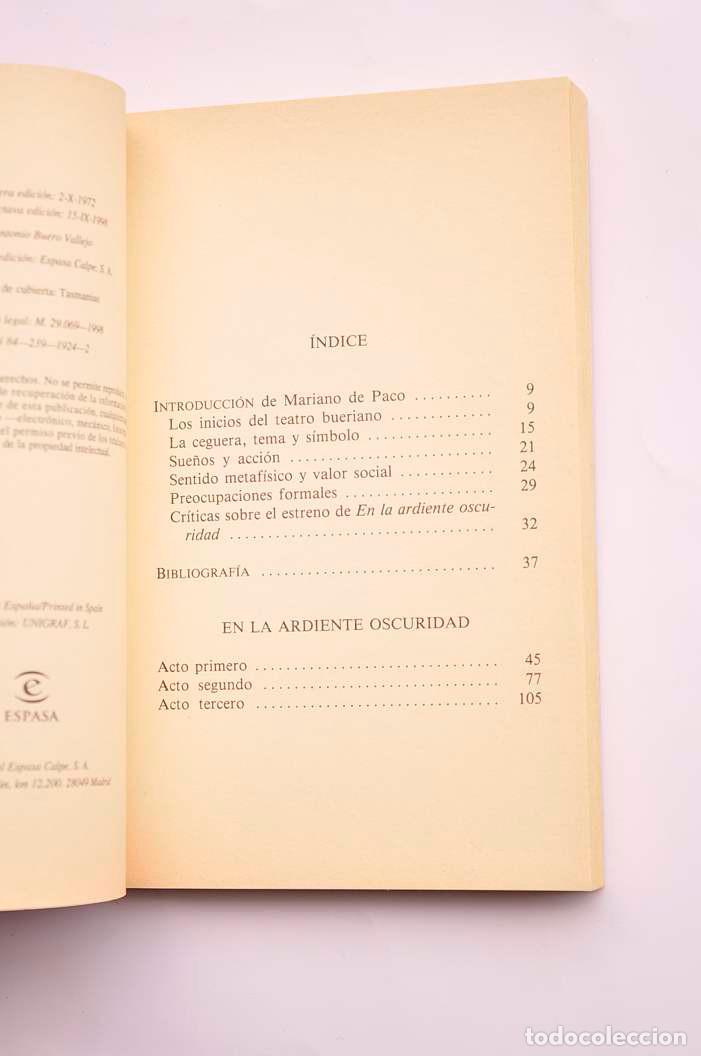 Libros: En la ardiente oscuridad - BUERO VALLEJO, Antonio - Foto 3