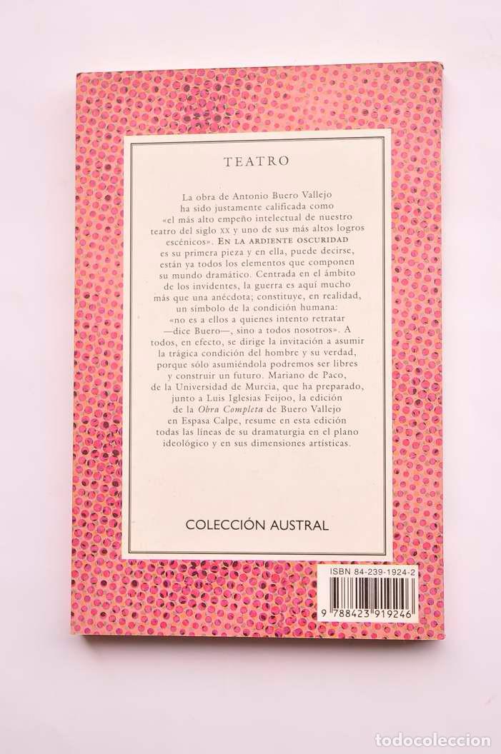 Libros: En la ardiente oscuridad - BUERO VALLEJO, Antonio - Foto 4