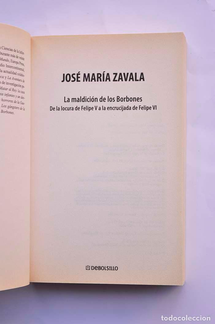 Libros: La maldici&oacute;n de los Borbones - ZAVALA, Jos&eacute; Mar&iacute;a - Foto 2