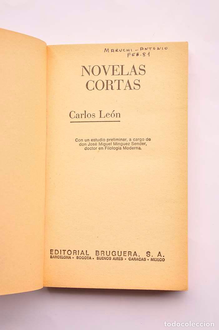 Libros: Carlos Le&oacute;n. Novelas cortas - LE&Oacute;N, Carlos - Foto 2