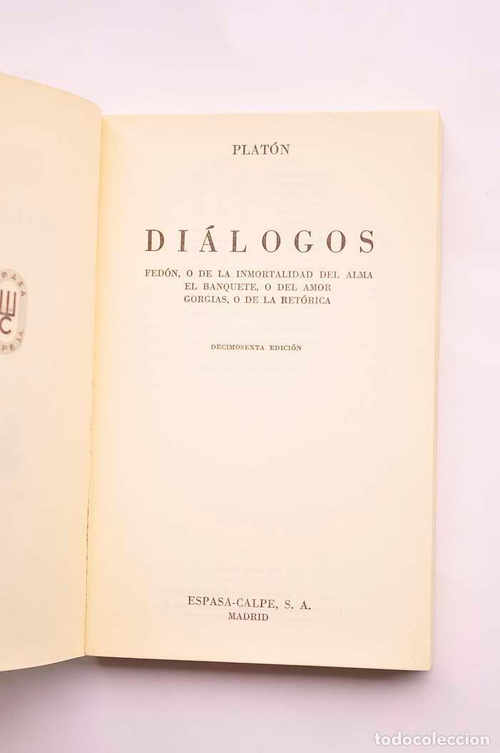 Libros: Plat&oacute;n. Di&aacute;logos - PLAT&Oacute;N - Foto 2