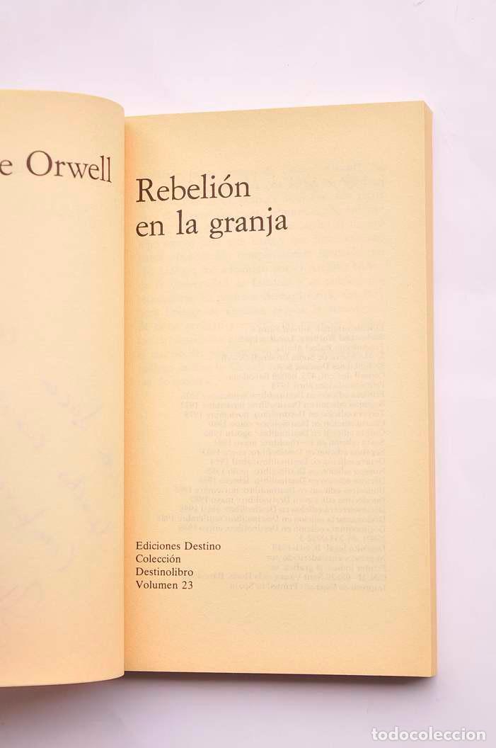 Libros: Rebeli&oacute;n en la granja - ORWELL, George - Foto 2