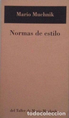 Libros: NORMAS DE ESTILO - Muchnik,Mario - Foto 1