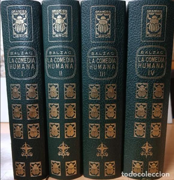 Libros: LA COMEDIA HUMANA. HANORATO DE BALZAC. 4 TOMOS. - Foto 1