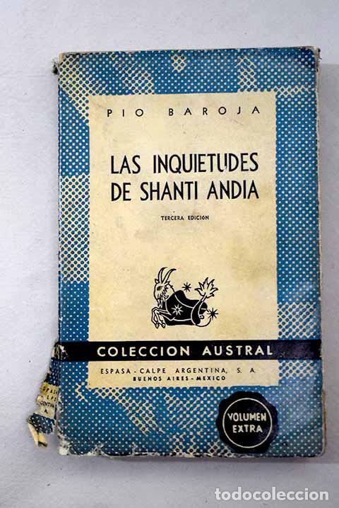 Libros: Las inquietudes de Shanti And&iacute;a.- Baroja, P&iacute;o