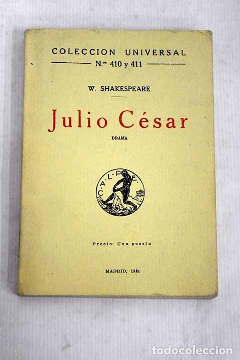 Libros: Julio C&eacute;sar: drama: Shakespeare, William.- Shakespeare, William