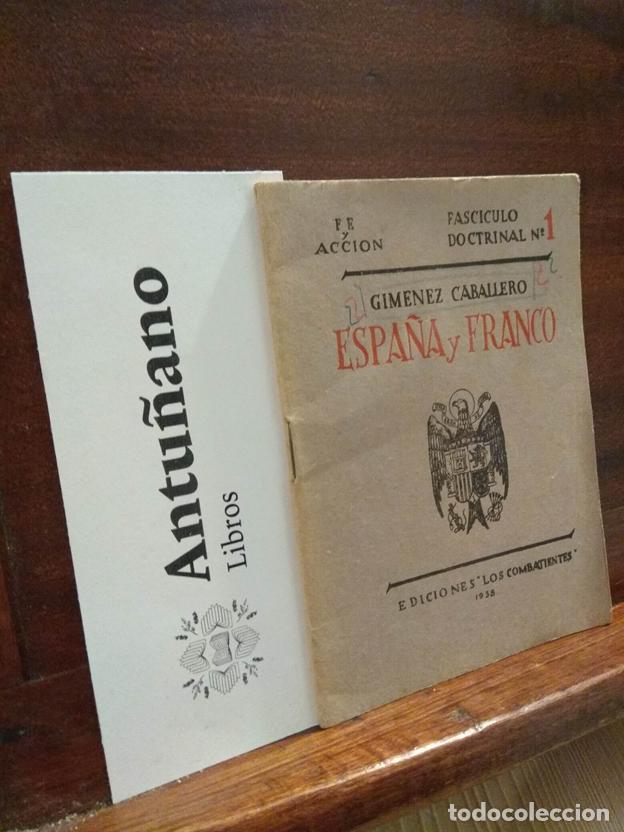 Libros: Gimenez Caballero. Espa&ntilde;a y Franco - Foto 1