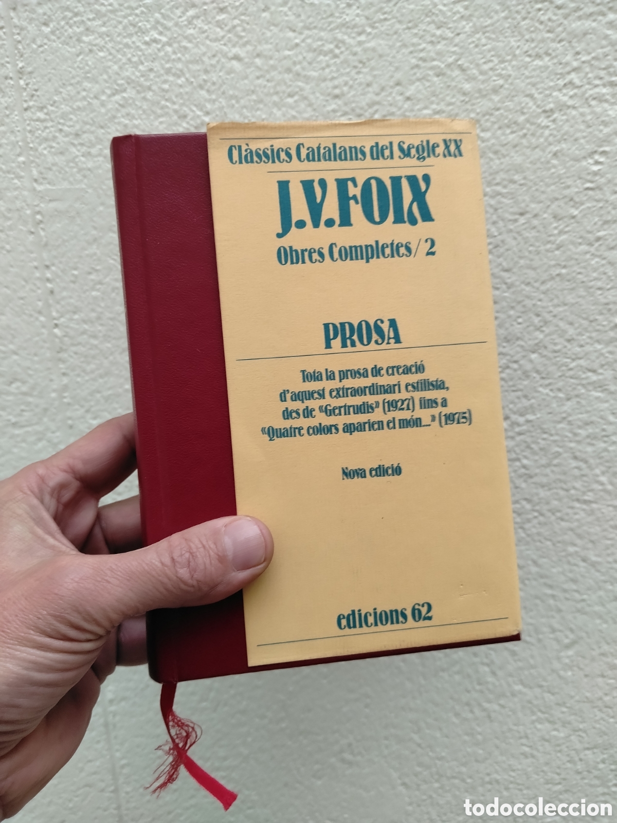 B&uuml;cher: J.V. Foix - Obres completes 2. Prosa - Edicions 62 2&ordf; edici&oacute;n