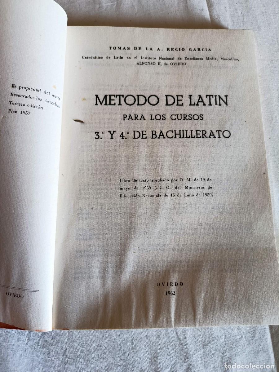 Libros: M&eacute;todo de latin Recio - Foto 3