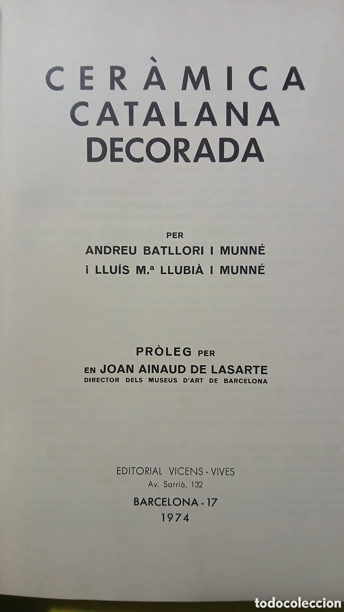 Libros: Cer&aacute;mica catalana decorada - Foto 3