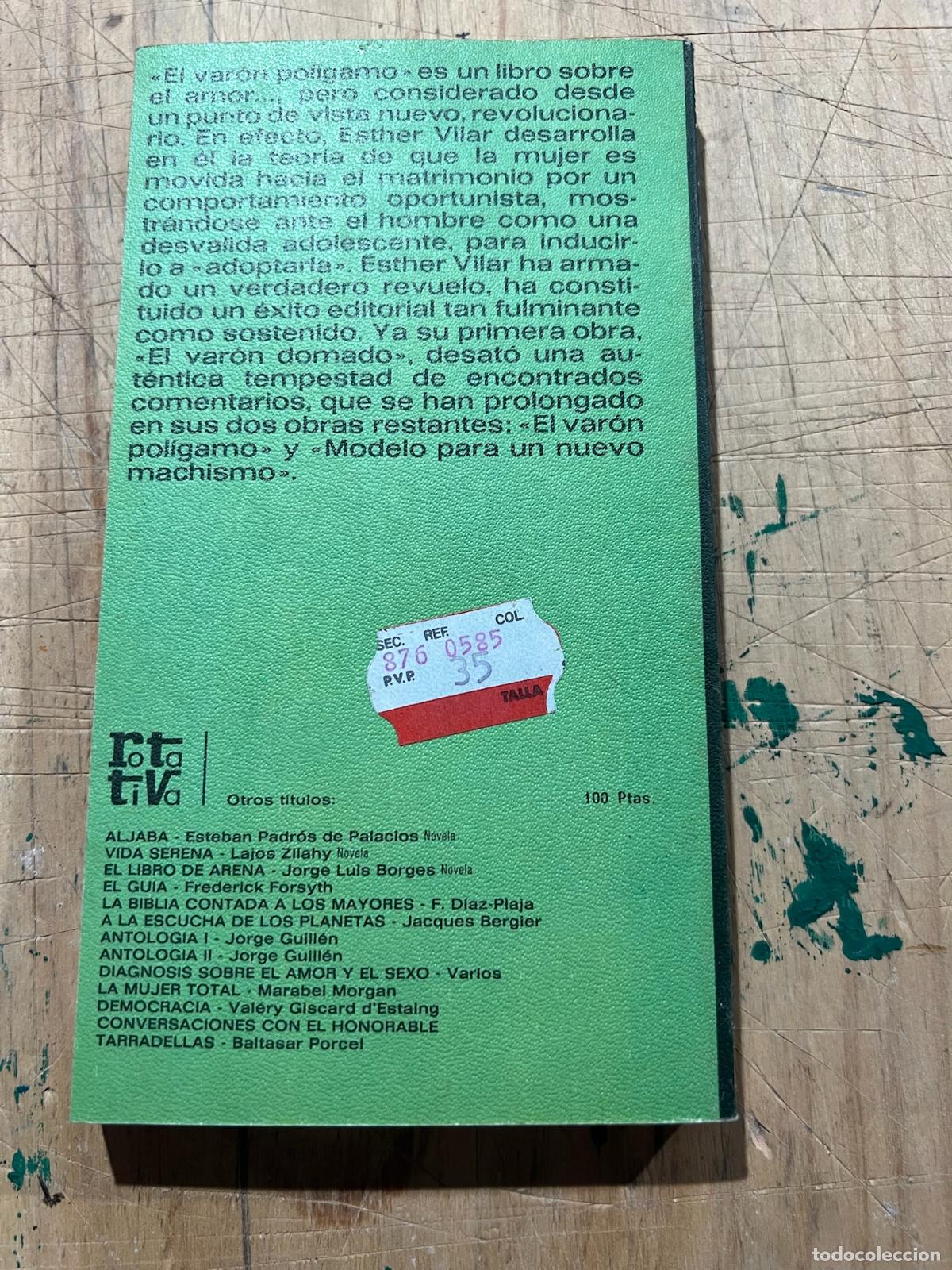 Libros: El varon poligamo - Esther Vilar - Foto 2