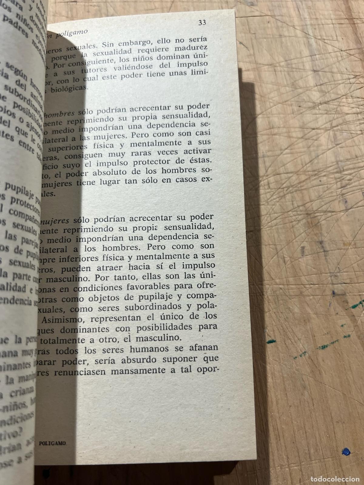 Libros: El varon poligamo - Esther Vilar - Foto 4