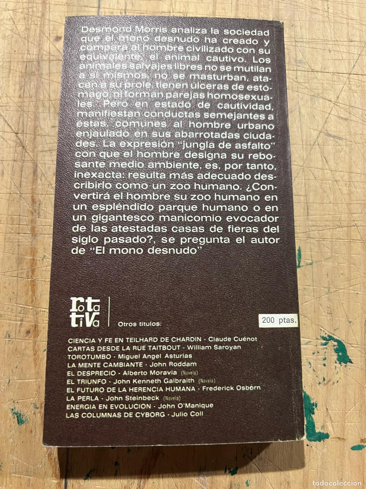 Libros: El zoo humano - Desmond Morris - Foto 2