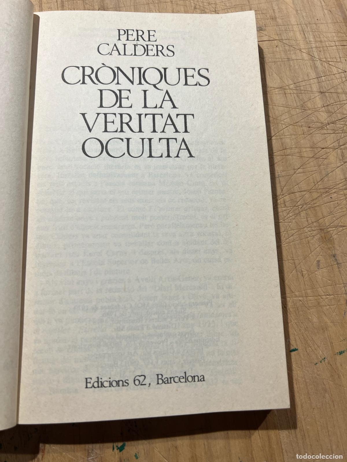 Libros: Cr&ograve;niques de la veritat oculta - Foto 5