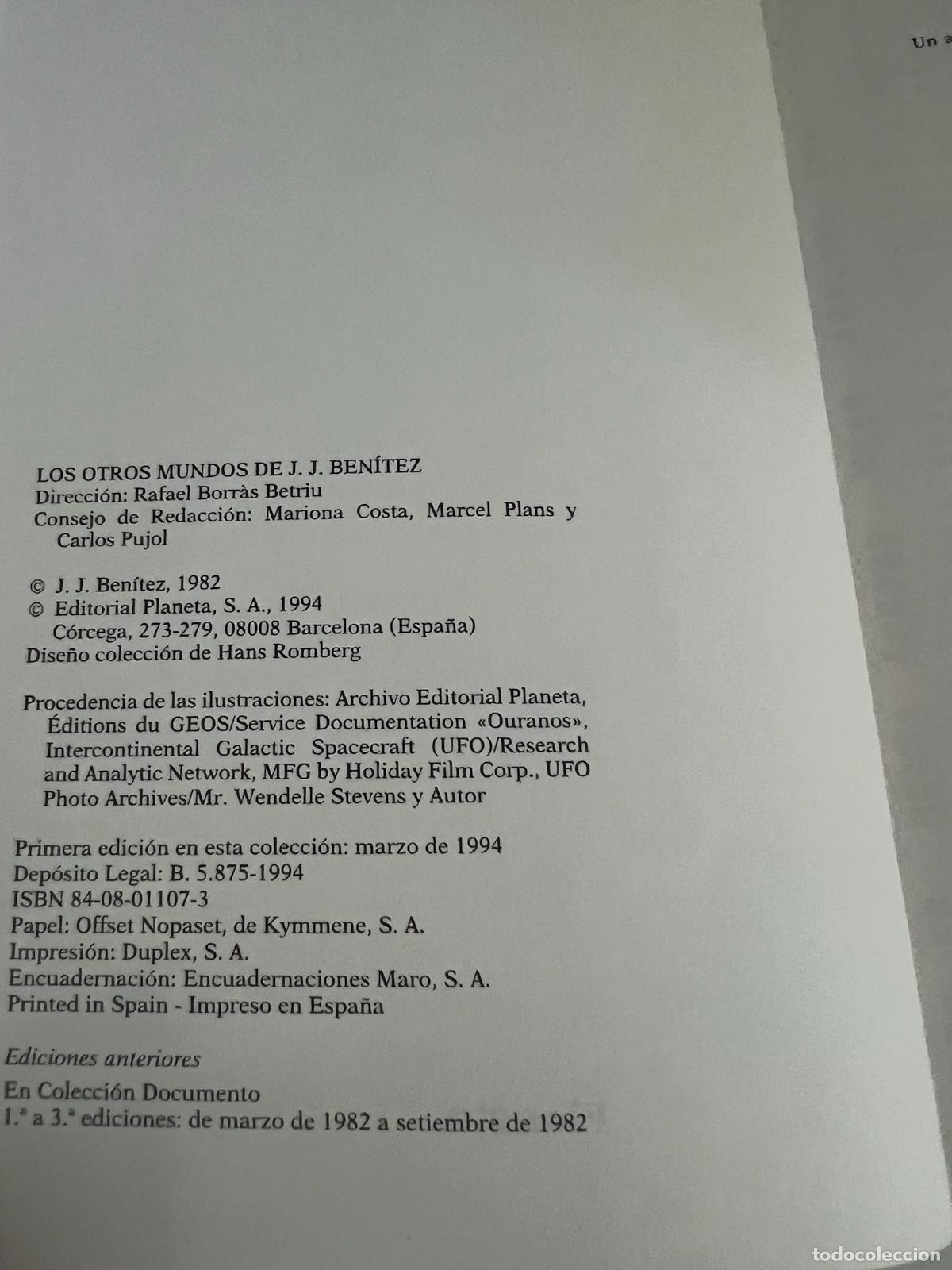 Libros: Los visitantes - J. J. Benitez - Foto 5