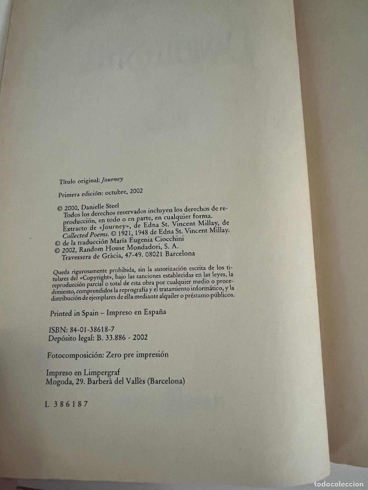 Libros: El viaje - Danielle steel - Foto 5