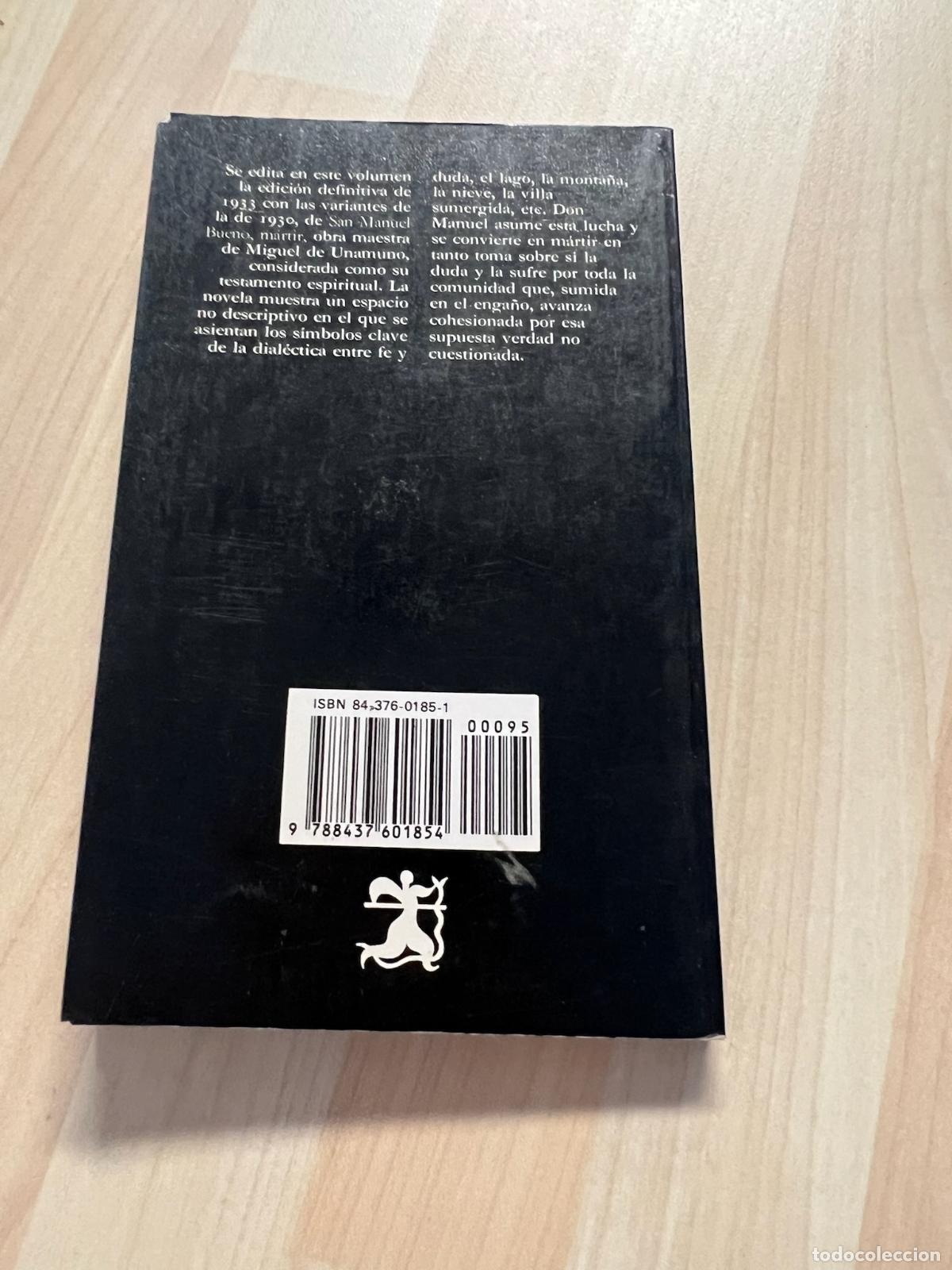 Libros: San manuel bueno, m&aacute;rtir - Miguel de unamuno - Foto 2