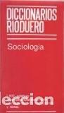 Libri di seconda mano: DICCIONARIOS RIODUERO : SOCIOLOGIA [TAPA BLANDA] STROBL, WALTER -