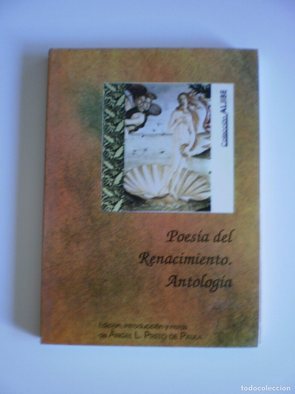 Libros: POESIA RENACIMIENTO ANTOLOGIA (ALJIBE) PRIETO DE PAULA,A,L. -