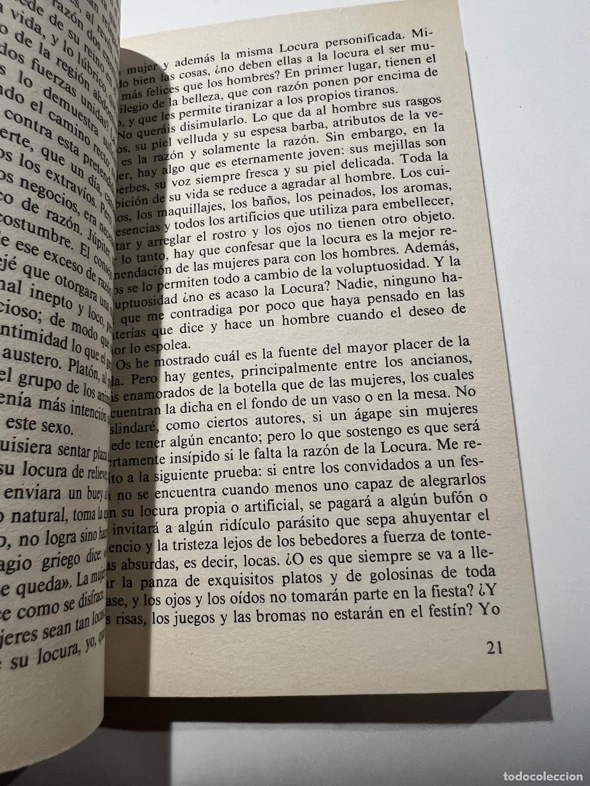 Libros: Elogio en la locura - Erasmo de rotterdam - Foto 2